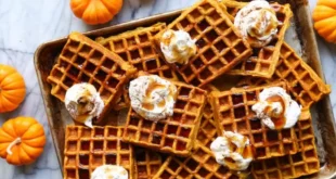 طرز تهیه وافل کدو حلوایی و پنیر؛ صبحانه‌ای رژیمی و مقوی